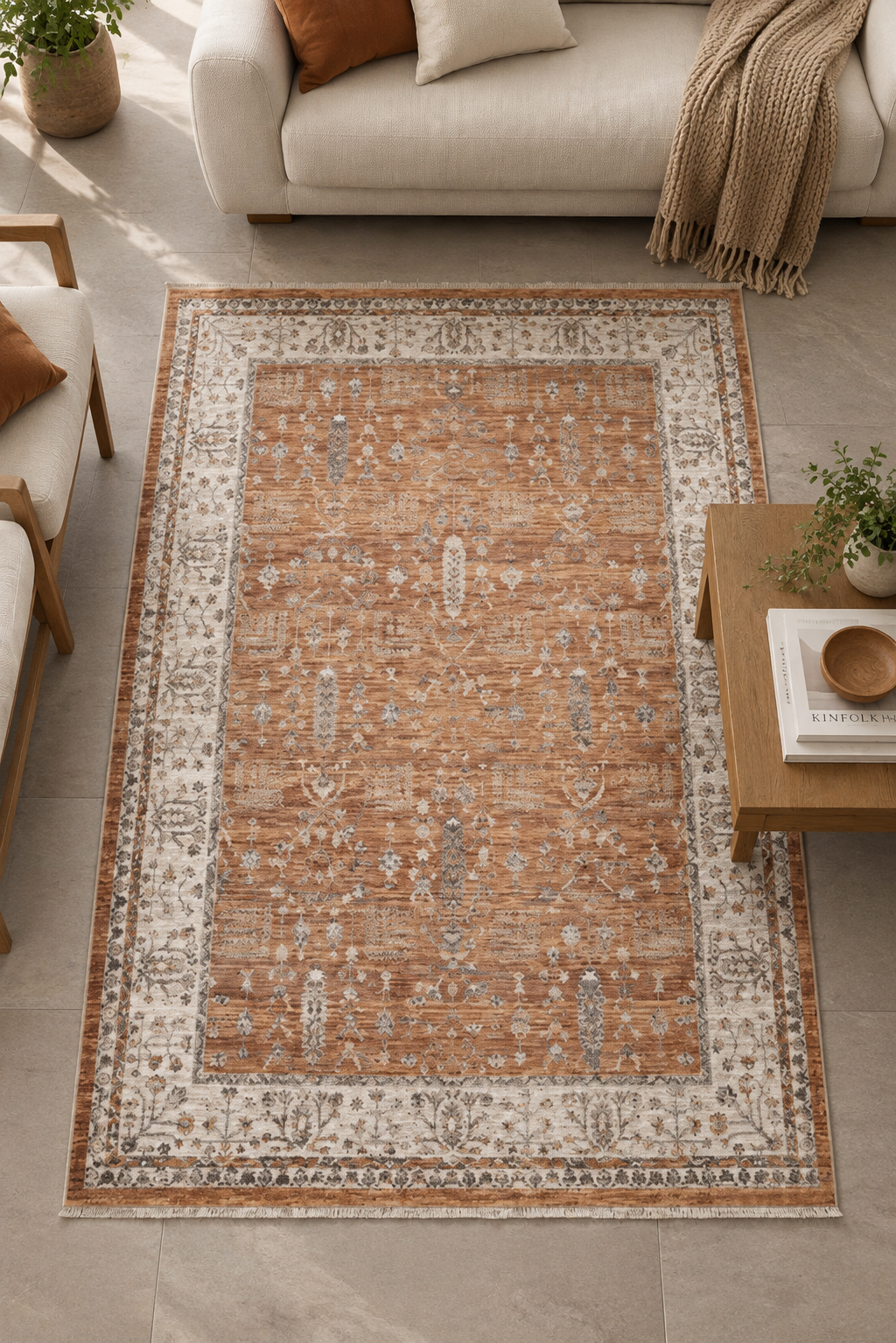 Merinos Vintage Halı Valeria 91001 020