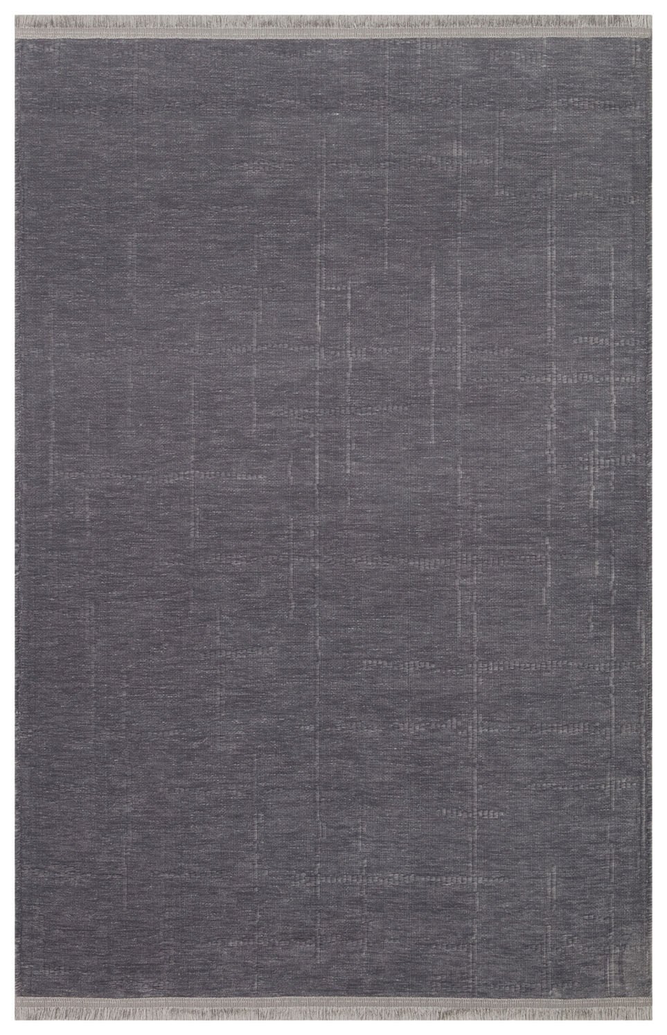 Eko Halı Liza Kaymaz Tabanlı Yıkanabilir Anti Alerjik Kilim LIZ 02 Antrasit