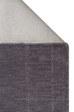 Eko Halı Liza Kaymaz Tabanlı Yıkanabilir Anti Alerjik Kilim LIZ 02 Antrasit