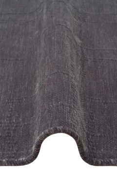 Eko Halı Liza Kaymaz Tabanlı Yıkanabilir Anti Alerjik Kilim LIZ 02 Antrasit