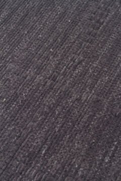 Eko Halı Liza Kaymaz Tabanlı Yıkanabilir Anti Alerjik Kilim LIZ 02 Antrasit