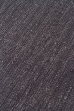 Eko Halı Liza Kaymaz Tabanlı Yıkanabilir Anti Alerjik Kilim LIZ 02 Antrasit