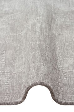 Eko Halı Liza Kaymaz Tabanlı Yıkanabilir Anti Alerjik Kilim LIZ 02 Grey