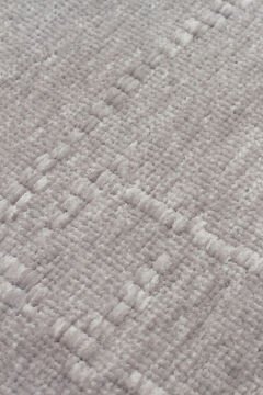 Eko Halı Liza Kaymaz Tabanlı Yıkanabilir Anti Alerjik Kilim LIZ 02 Grey