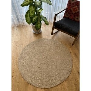 Jüt Halı Doğal El Yapımı Daire  Model:305